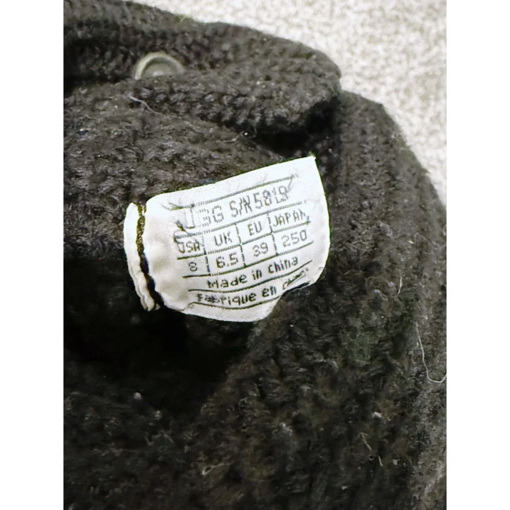 Ugg Classic Cardy Knit Tall Boots in Black
